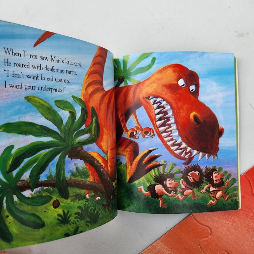 Dinosaurs Love Underpants Book and Floor Jigsaw Puzzle Toddler Toys 36 Pieces - Picture 5 of 9